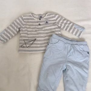 Absorba 2 piece set 3-6M